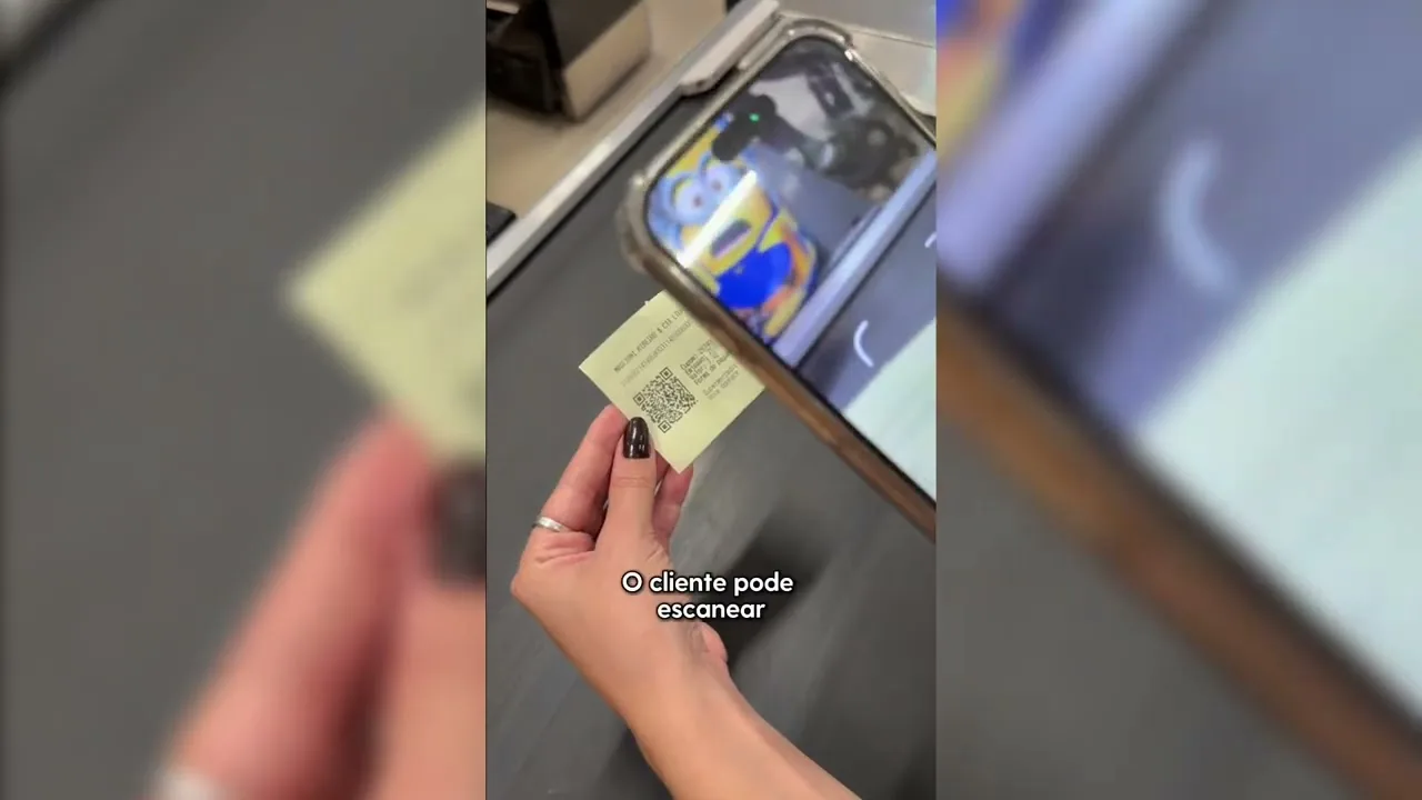 Vídeo: o Cupom Verde funcionando no caixa de um supermercado